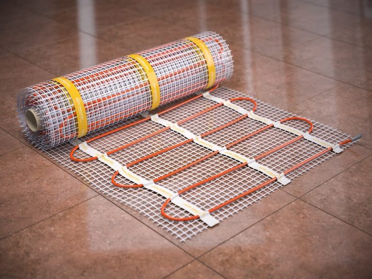 radiant floor heater system